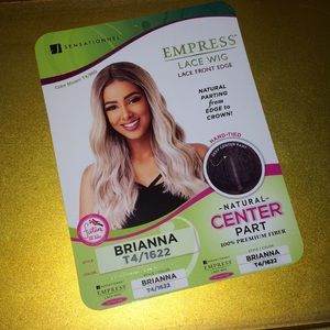 Synthetic lace front wig